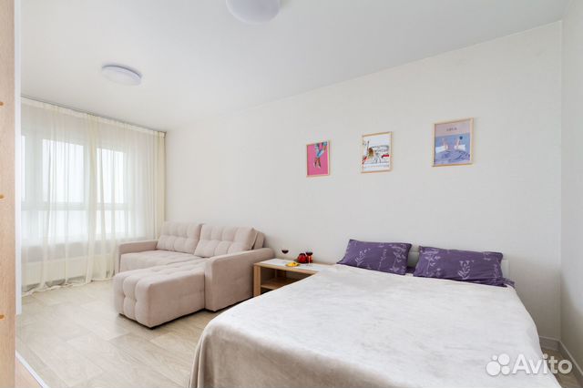 

1-к. квартира, 38 м², 2 кровати