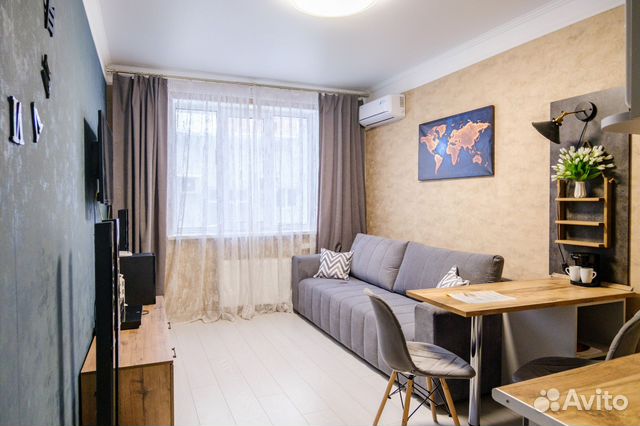 

Квартира-студия, 30 м², 1 кровать
