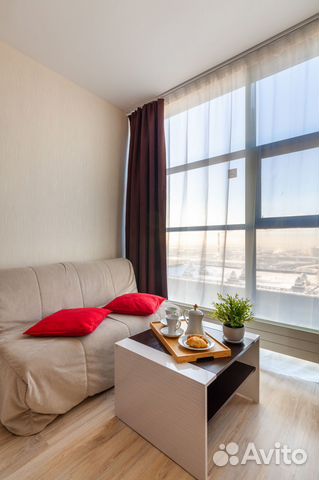

Квартира-студия в апарт-отеле, 27 м², 2 кровати