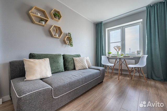 

Квартира-студия, 52 м², 2 кровати