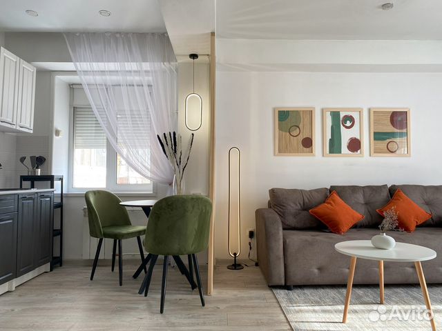 

Квартира-студия, 38 м², 2 кровати