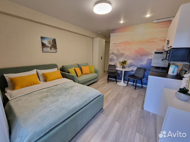 

Квартира-студия, 25 м², 2 кровати