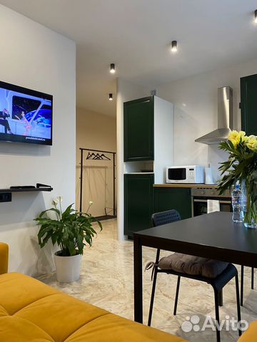 

Квартира-студия, 28 м², 2 кровати