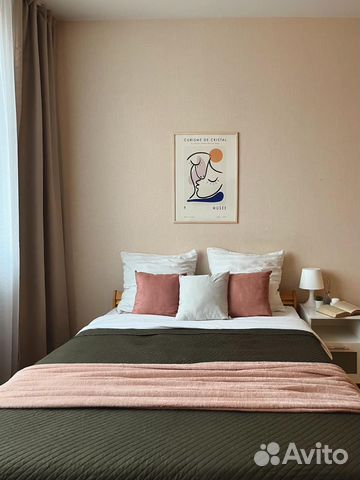 

1-к. квартира, 41 м², 2 кровати