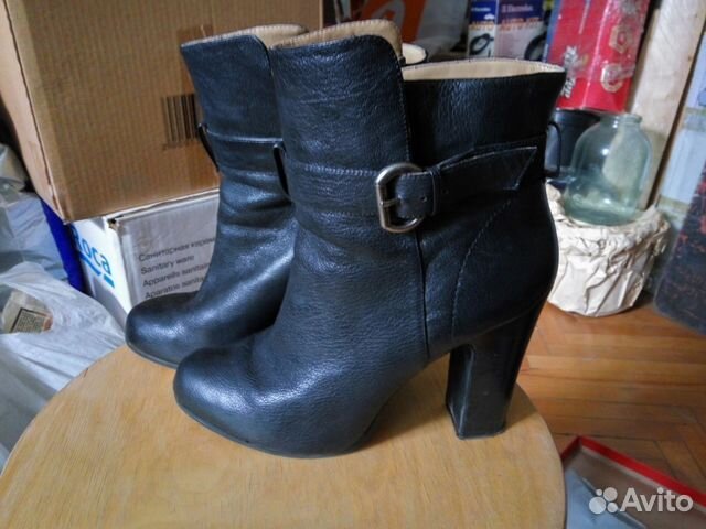 Ботильоны Кожа