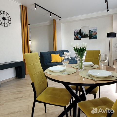 

1-к. квартира, 43 м², 2 кровати