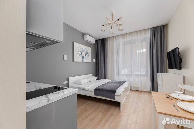 

Квартира-студия в апарт-отеле, 22 м², 1 кровать