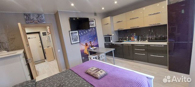 

Квартира-студия, 30 м², 1 кровать