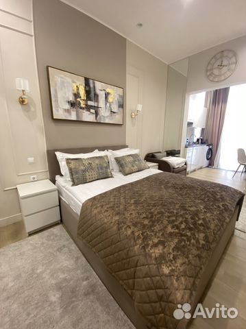 

Квартира-студия, 27 м², 2 кровати