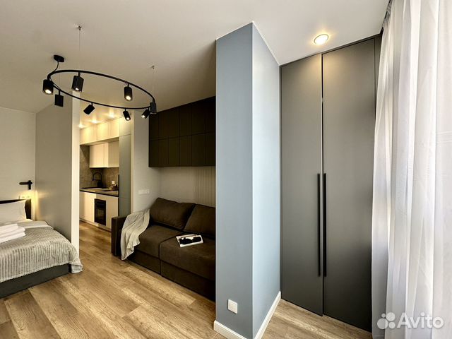 

Квартира-студия, 30 м², 2 кровати