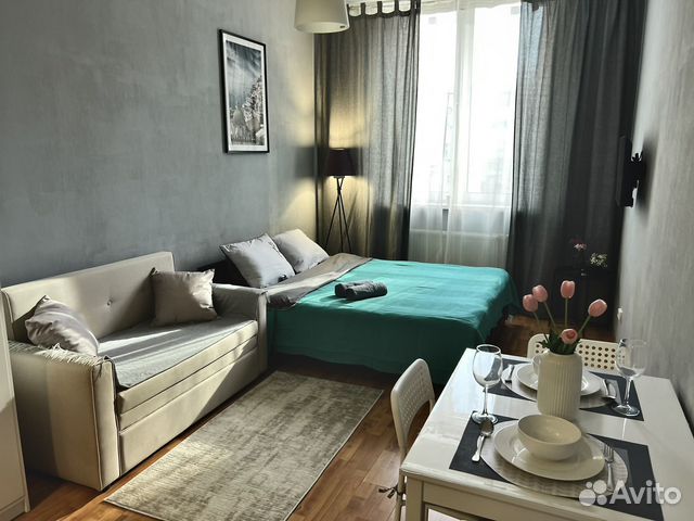 

Квартира-студия, 25 м², 1 кровать