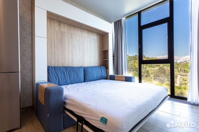 

Квартира-студия, 40 м², 2 кровати