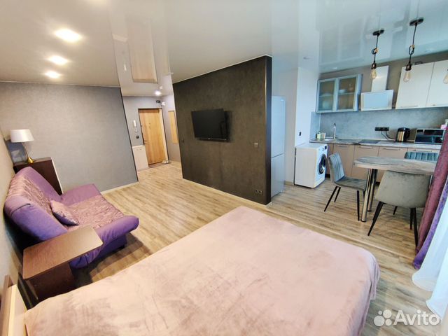 

Квартира-студия, 33 м², 2 кровати