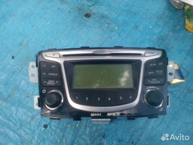На солярис магнитола встроеная (мультимедия) с кно