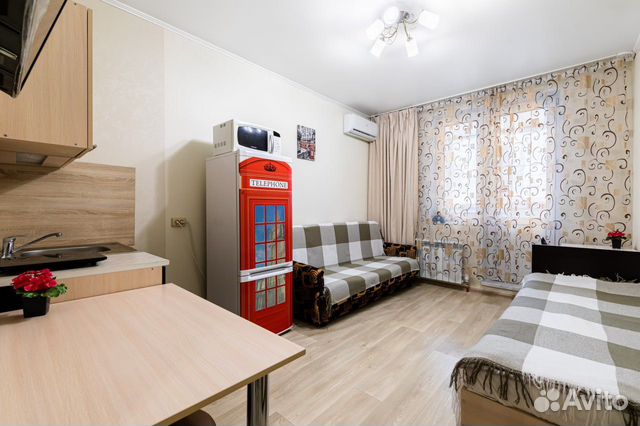 

Квартира-студия, 20 м², 2 кровати