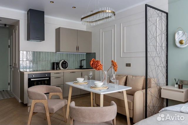 

Квартира-студия, 32 м², 2 кровати