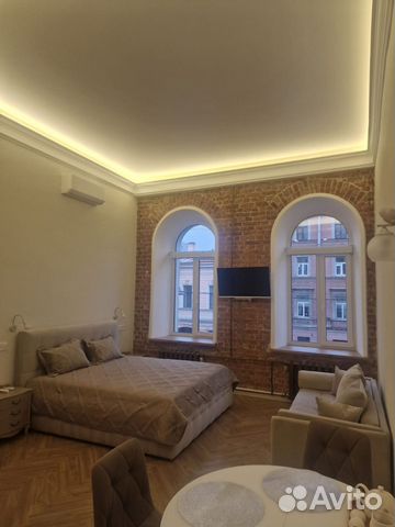 

Квартира-студия, 34 м², 2 кровати