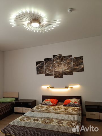 

1-к. квартира, 45 м², 3 кровати