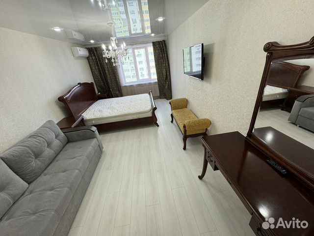 

1-к. квартира, 42 м², 2 кровати