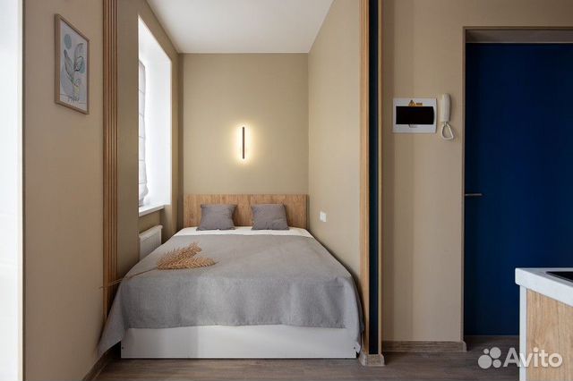 

Квартира-студия, 17 м², 1 кровать