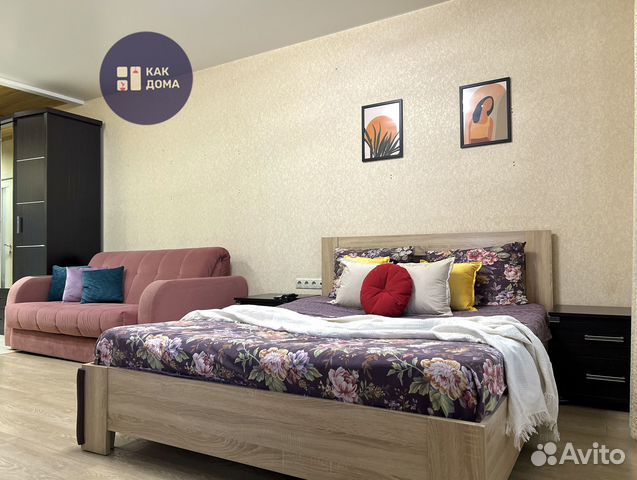 

Квартира-студия, 37 м², 2 кровати