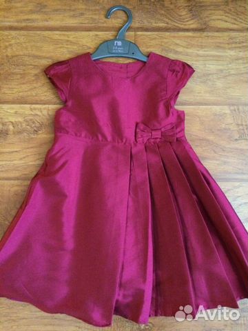 Платье Mothercare р 98, бордо Платье Mothercare р 98, бордо