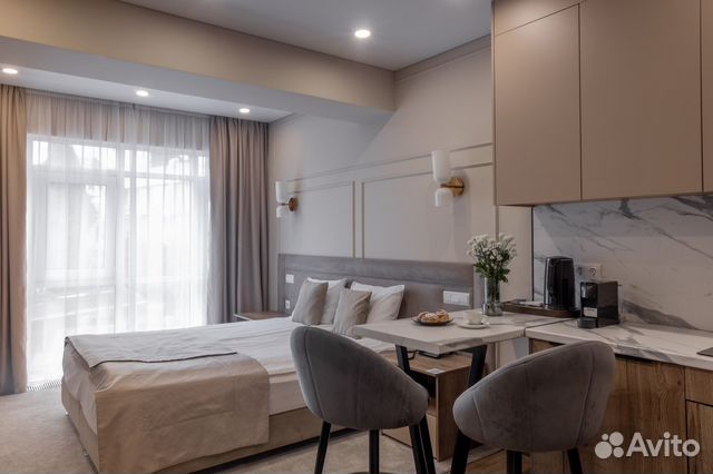 

Квартира-студия, 30 м², 1 кровать