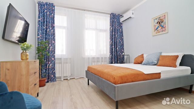 

2-к. квартира, 52 м², 2 кровати