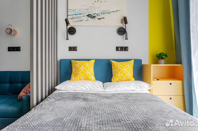 

Квартира-студия, 18 м², 2 кровати