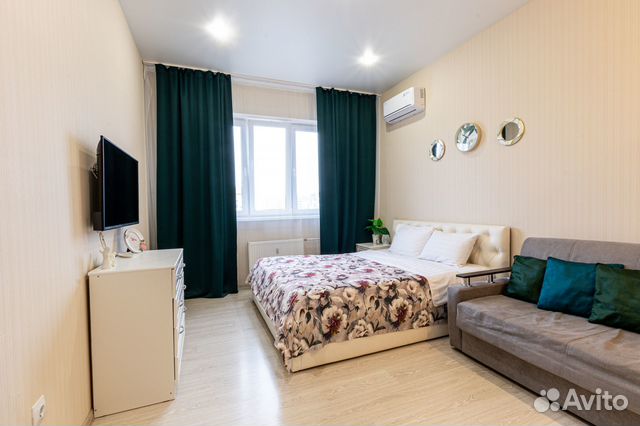 

1-к. квартира, 40 м², 2 кровати