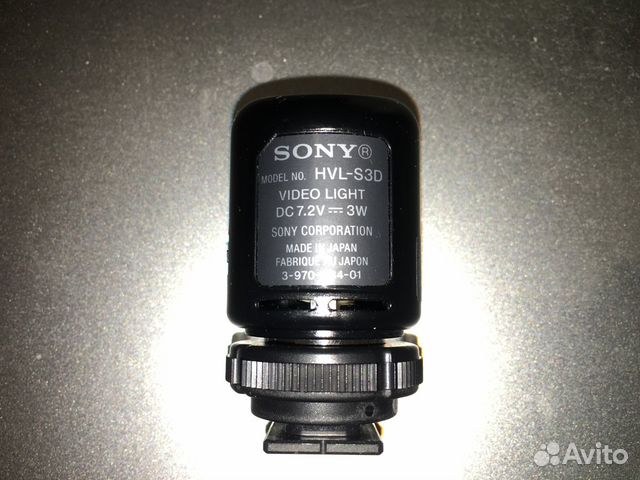 Вспышка для фотоаппарата Sony HVL-S3D 3 watt Video