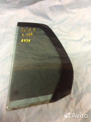 Стекло заднее левое (в дверь глухое) Golf 5 Гольф