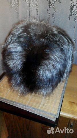 Зимняя новая меховая шапка из чернобурки 57- 58 ра