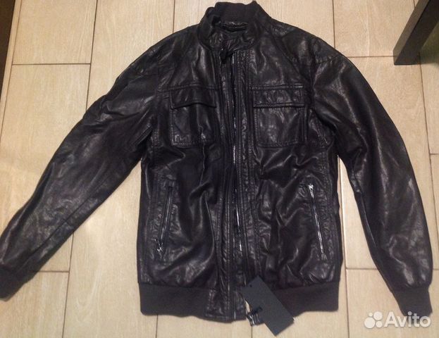 Новая куртка Zara экокожа