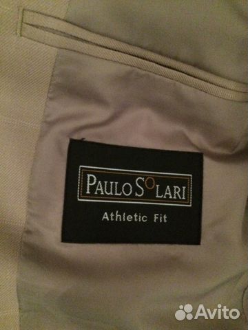 Пидж. PauloSolari-Athl.Fit, беж.,нов.,100шер,US40L