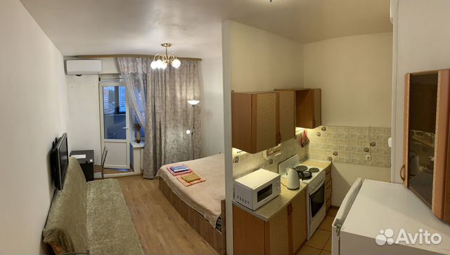 

Квартира-студия, 28 м², 1 кровать