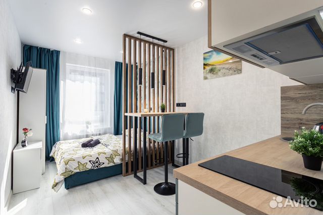 

Квартира-студия, 15 м², 1 кровать