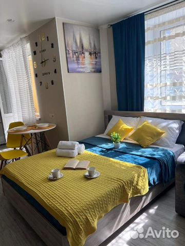 

Квартира-студия, 35 м², 2 кровати