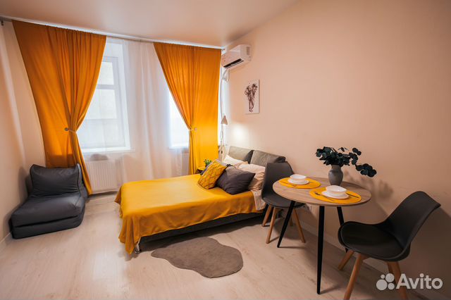 

Квартира-студия, 27 м², 1 кровать