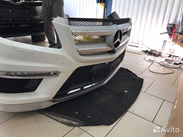 Бампер передний Mercedes X166 GL AMG