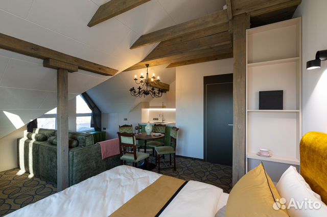 

Квартира-студия, 35 м², 2 кровати