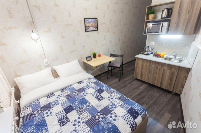 

Квартира-студия, 13 м², 1 кровать