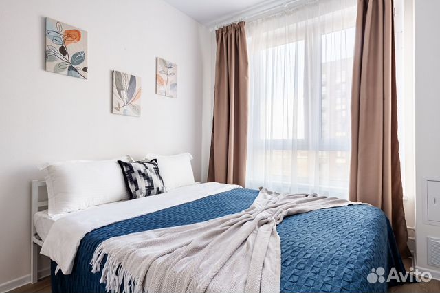 

1-к. квартира, 38 м², 2 кровати