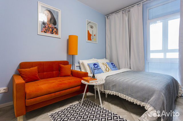 

Квартира-студия, 24 м², 2 кровати