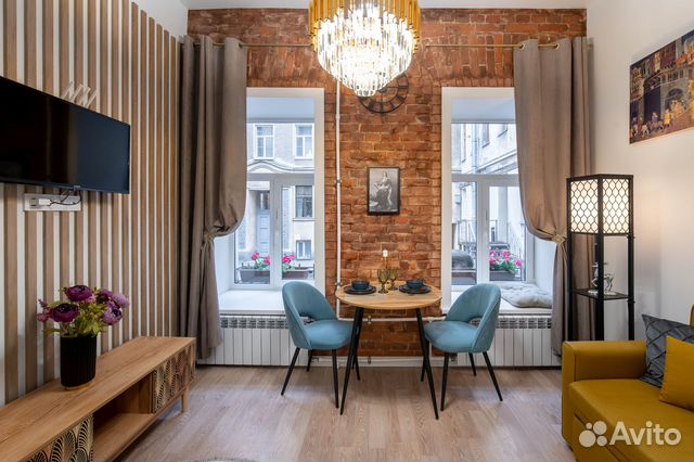 

Квартира-студия, 25 м², 2 кровати