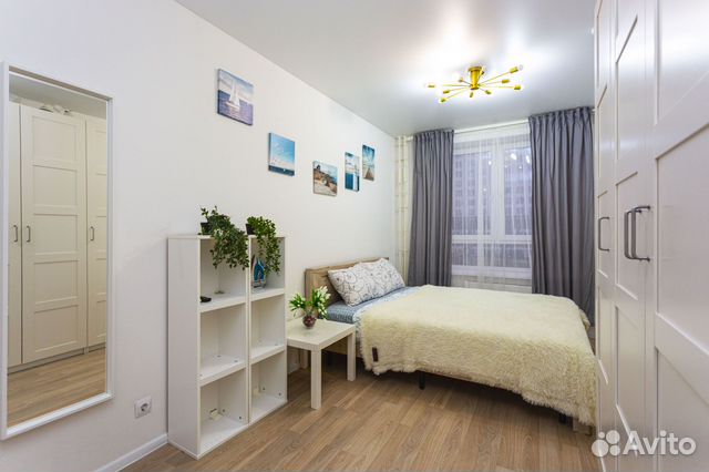 

1-к. квартира, 42 м², 2 кровати