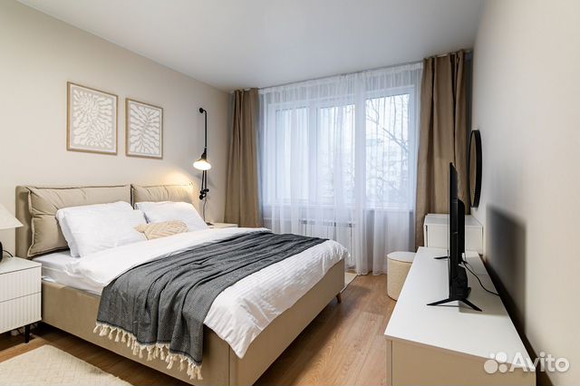 

2-к. квартира, 50 м², 2 кровати