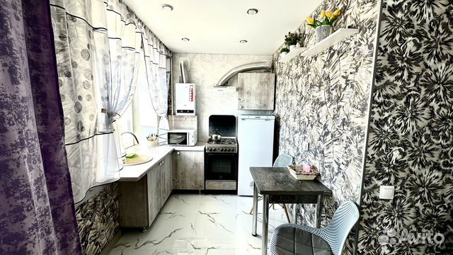 

1-к. квартира, 44 м², 2 кровати