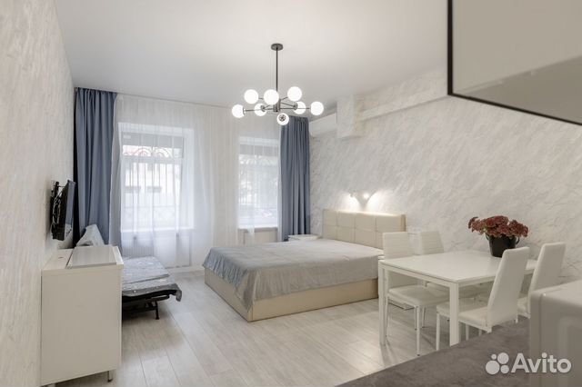 

1-к. квартира, 45 м², 2 кровати
