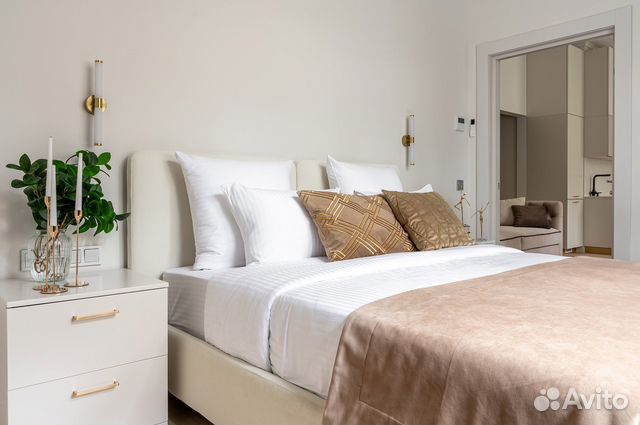 

1-к. квартира в апарт-отеле, 40 м², 2 кровати